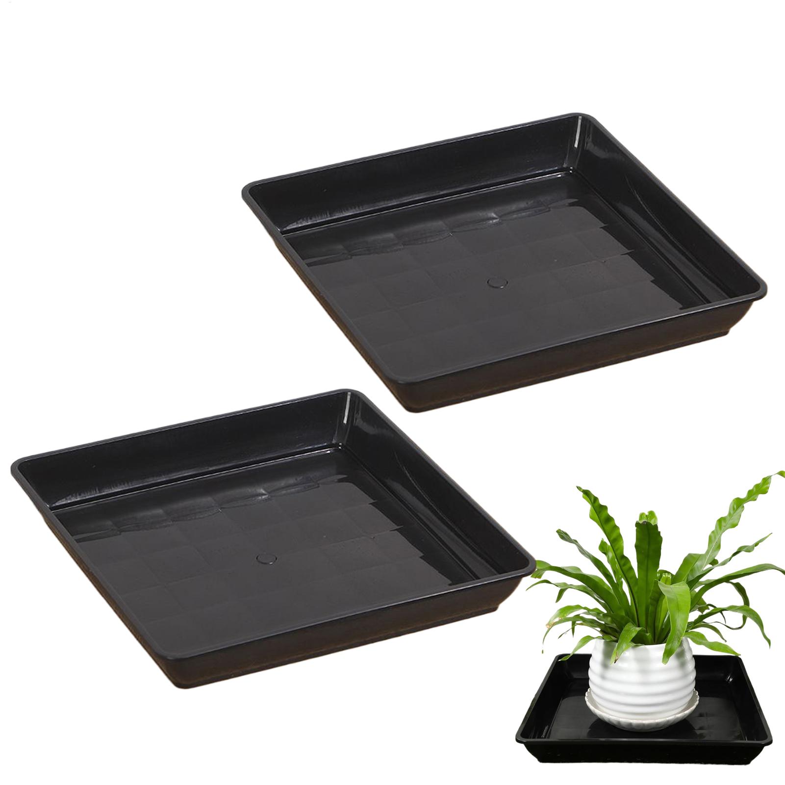 Flower Pot Trays 2Pcs/set Gard - Drip Tray Saucer review and price