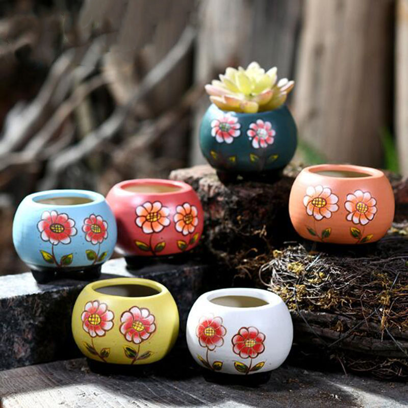 6 Pcs/Set Porcelain Handpainte - Bonsai Garden Art review and price